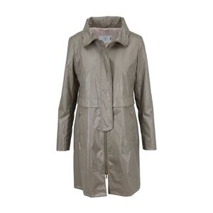 BOGNER Amanda Taupe Weather Resistant Rain Coat Jacket, Size Small / US 4